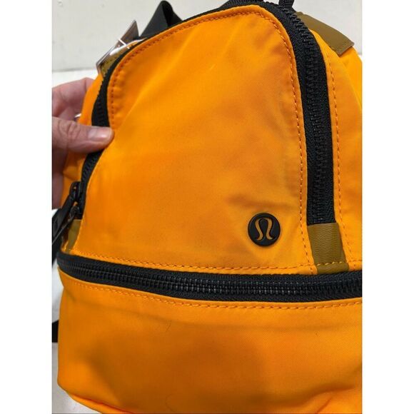 Lululemon NWT City Adventurer Backpack Micro (3L capacity) in Clementine Black main image 9